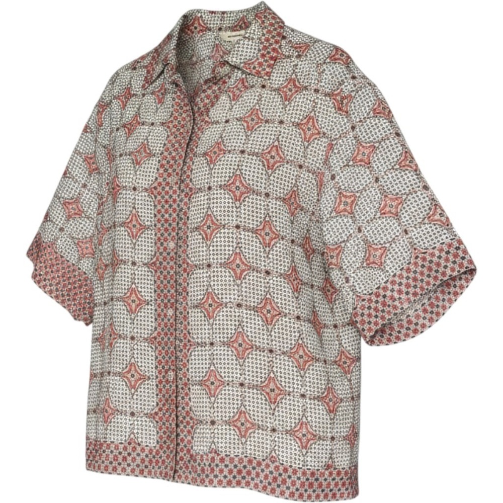 Max Studio Rockabilly Camp Shirt Mens S M Bowling Retro Dad Japanese Mod NWT $98